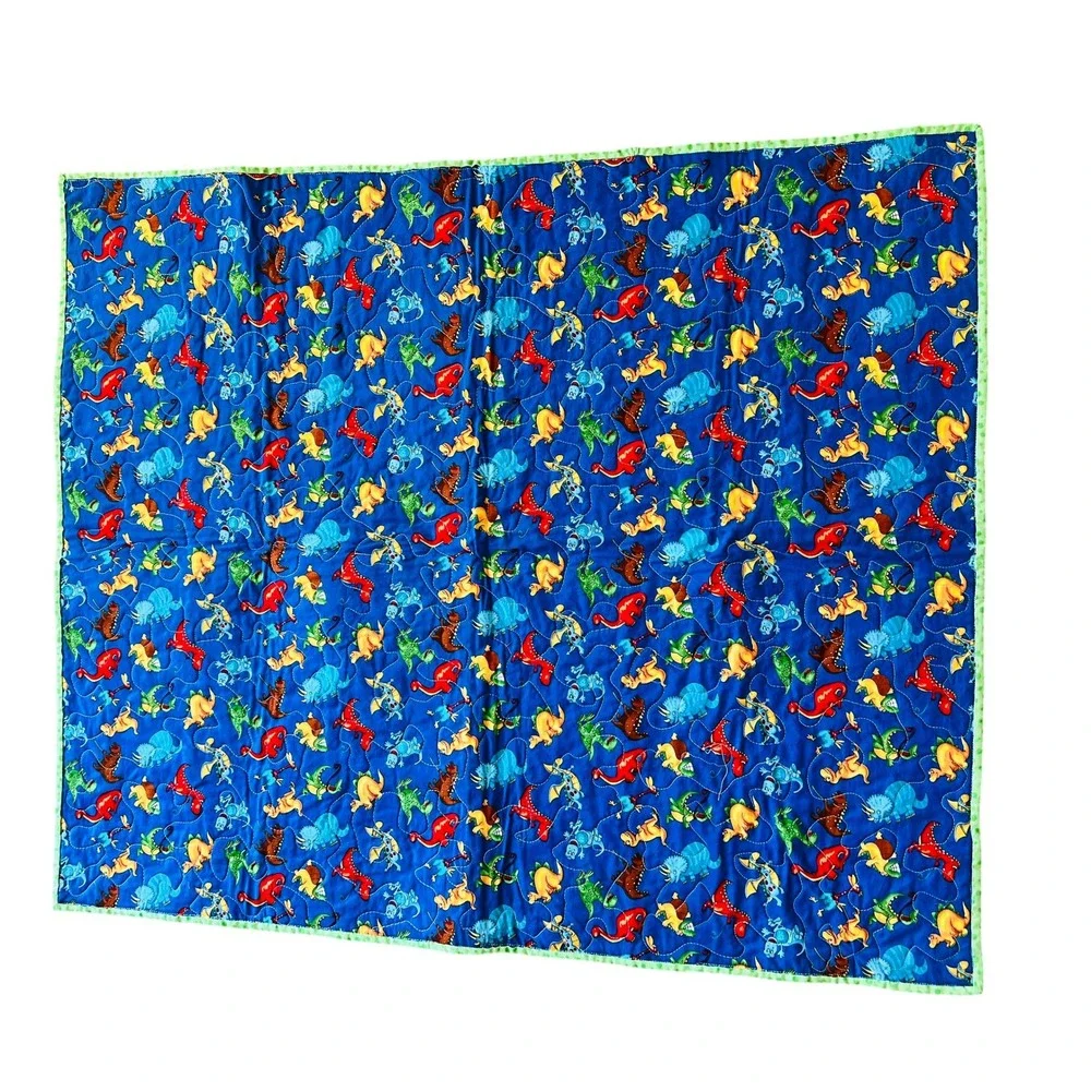 Handmade Patchwork Baby Quilt Snoopy Bob‎ Builder Dinosaur Space Blanket Novelty